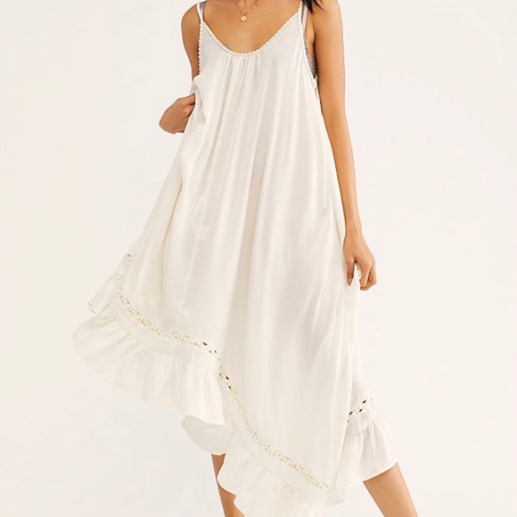 Free People Dresses & Skirts - Free People Amor Amor Maxi Slip Dress NWT Creme M
